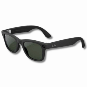 Ray-Ban Meta Glasses Wayfarer in Matte Black Transitions Clear to Graphite Green