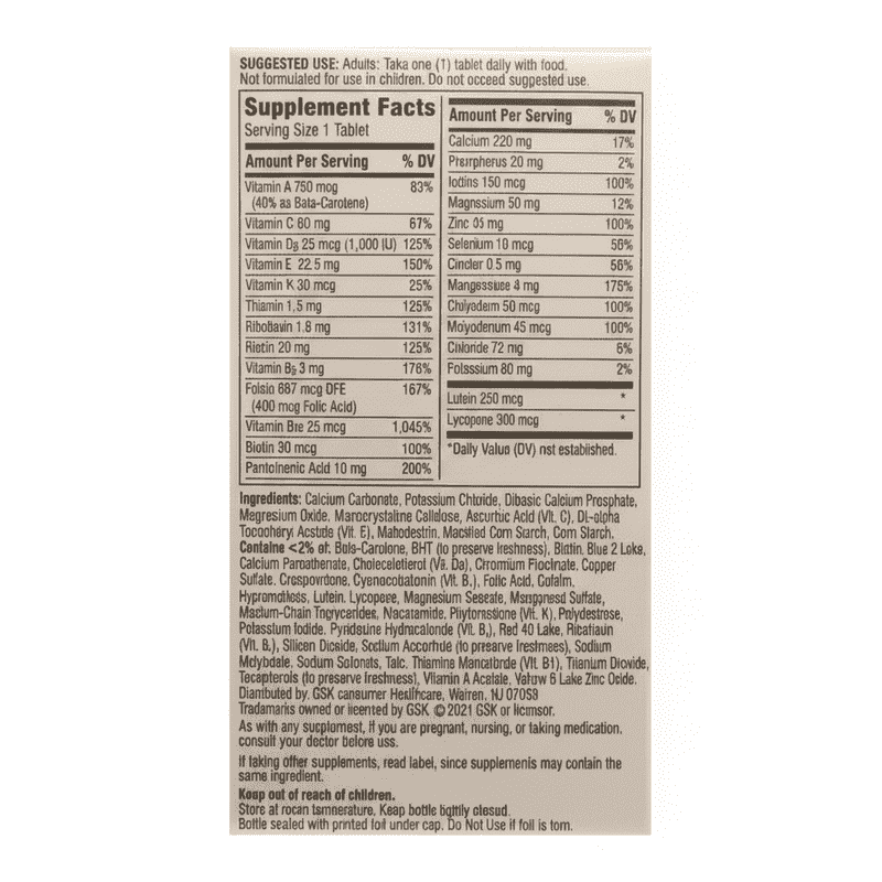 Centrum Silver Adult 50+